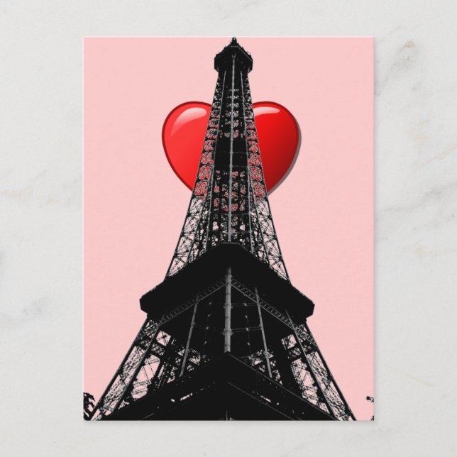 Carte postale Love Paris (Devant)