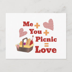 Carte Postale Love Picnic
