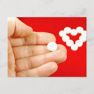 Carte Postale Love pill