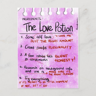 Carte postale Love Potion