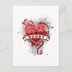 Carte Postale Love Rugby