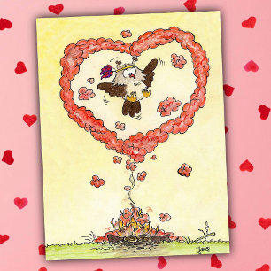 Carte postale Love Signal par Nicole Janes