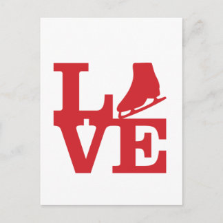 Carte Postale Love Skate