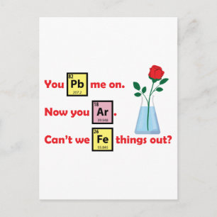 Carte Postale Love Story - Style de chimie