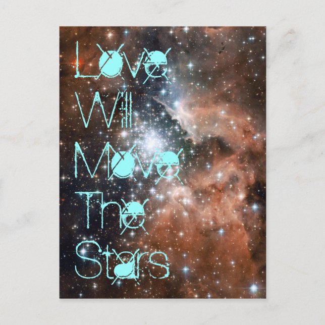 Carte postale Love Will Move (Devant)
