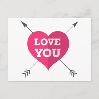 Carte postale Love You