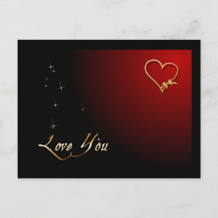 Carte postale Love You Valentine