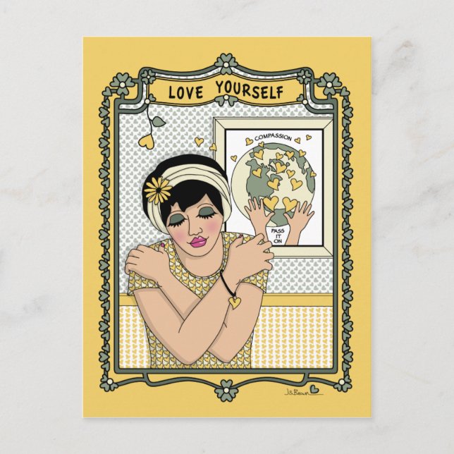 Carte postale Love Yourself_C_ (Devant)