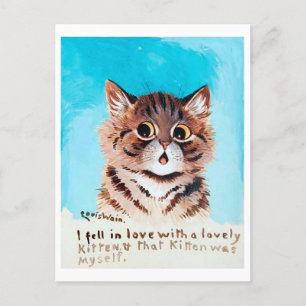 Carte Postale Lovely Kitten, Louis Wain