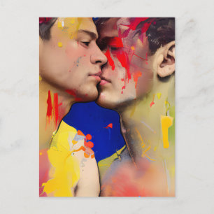 Carte postale Lovers Kiss