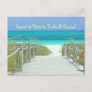 carte postale, "LOVIN'IT ICI EN TURQUES & CAICOS !