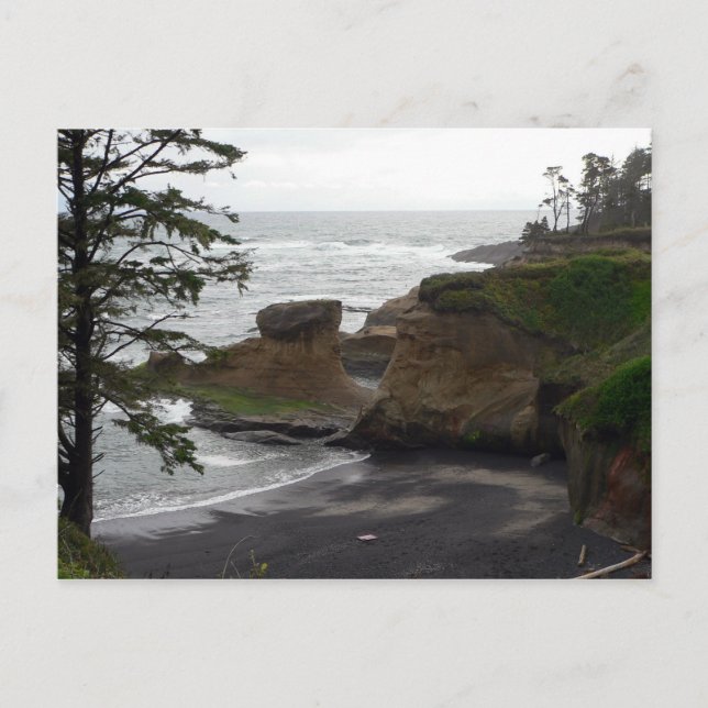 Carte postale "Low Tide at Depoe Bay, Oregon" (Devant)