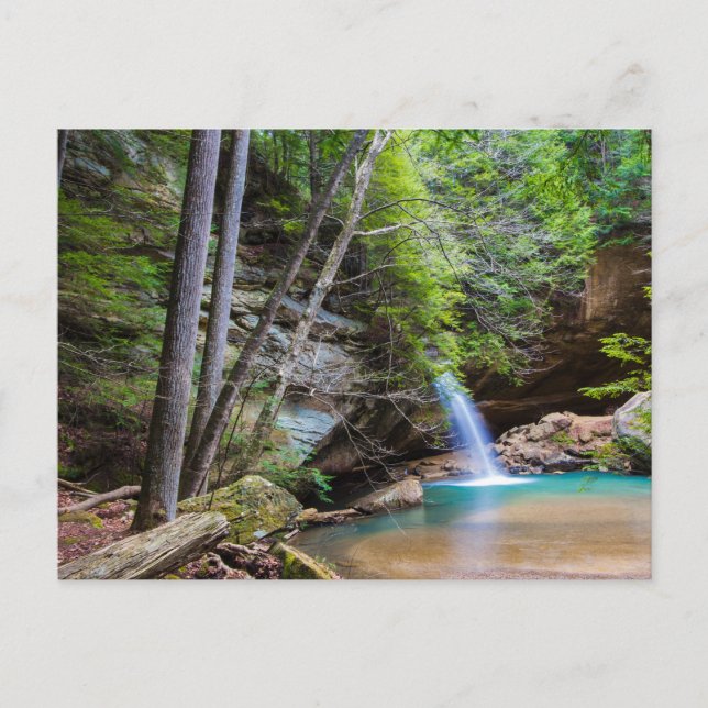 Carte Postale Lower Falls, Old Man's Cave, Hocking Hills SP, OH (Devant)