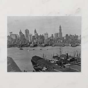 Carte Postale Lower New York Skyline East River New York