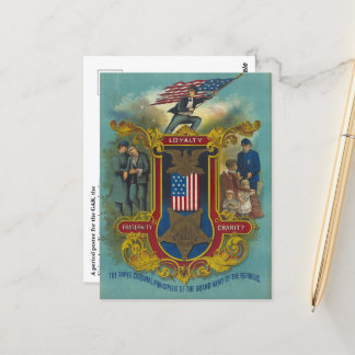 Carte postale Loyauté, Charité et Fraternité GAR