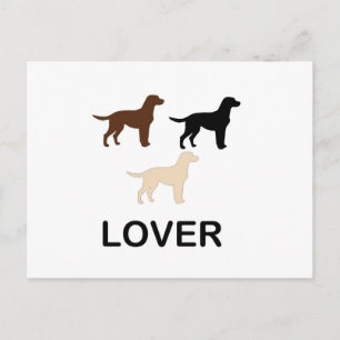 Carte Postale LR lover all colors silhouette