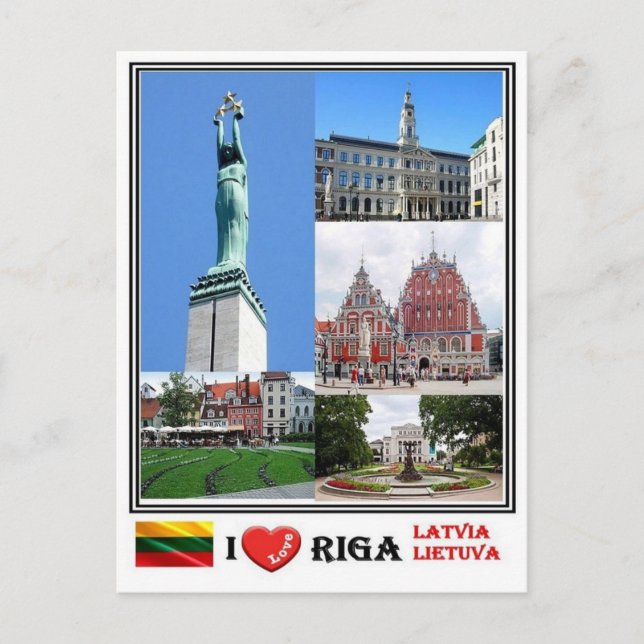 Carte Postale LT Lettonie Lietuva - Riga - (Devant)
