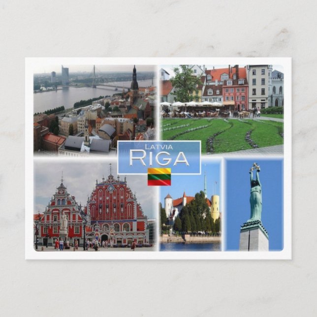 Carte Postale LT Lituanie - Riga Lettonie Lietuva - (Devant)