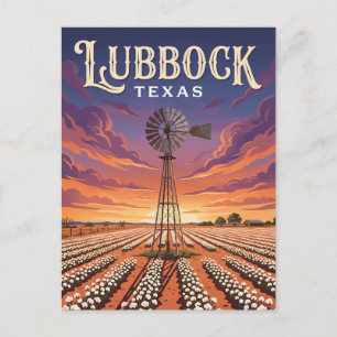 Carte Postale Lubbock Texas
