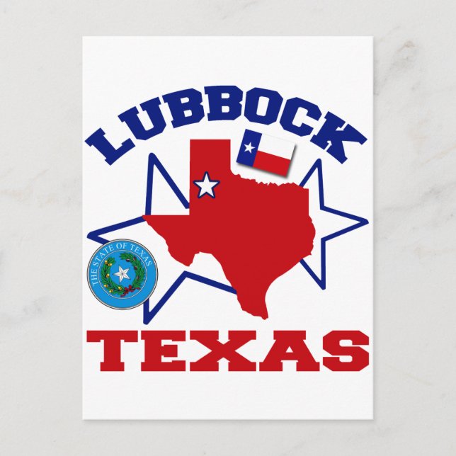 Carte Postale Lubbock, Texas (Devant)