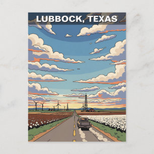 Carte Postale Lubbock Texas Travel