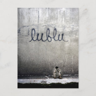 Carte Postale Lublu = Amour en russe