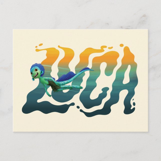 Carte Postale Luca | Luca Swimming (Devant)