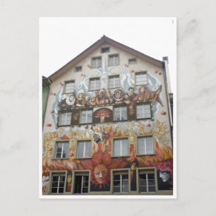 Carte Postale lucerne peint