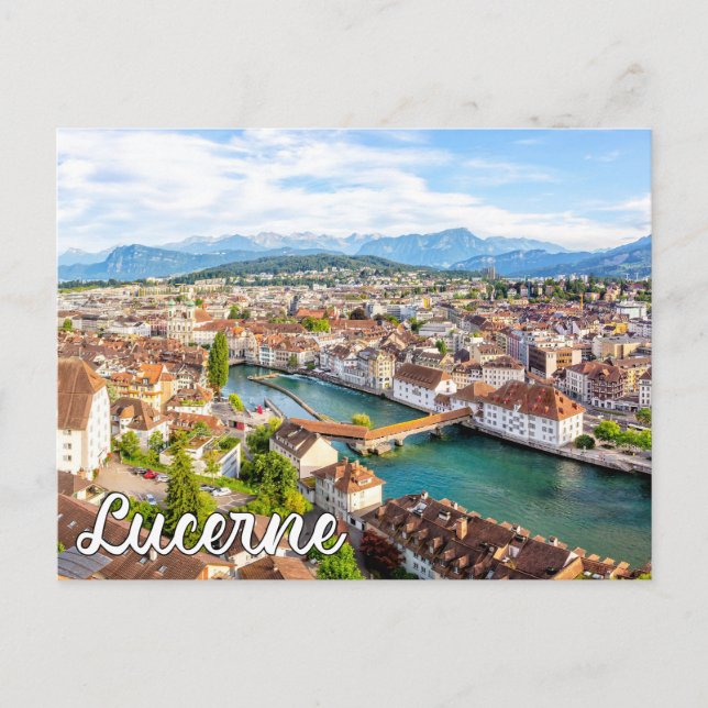Carte Postale Lucerne, Suisse (Devant)