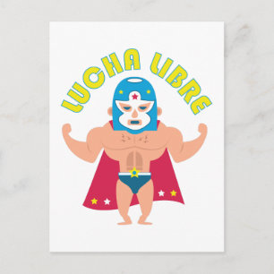 Carte Postale Lucha Libre