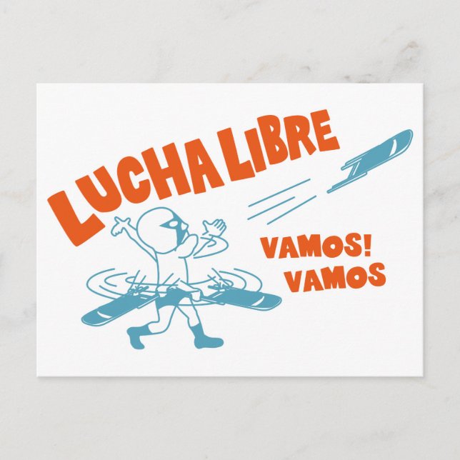 CARTE POSTALE LUCHA LIBRE#28 (Devant)
