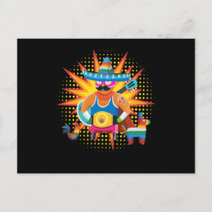 Carte Postale Lucha Libre Combattez Mexique Lutte