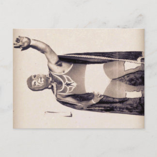 CARTE POSTALE LUCHA LIBRE MEXICANA