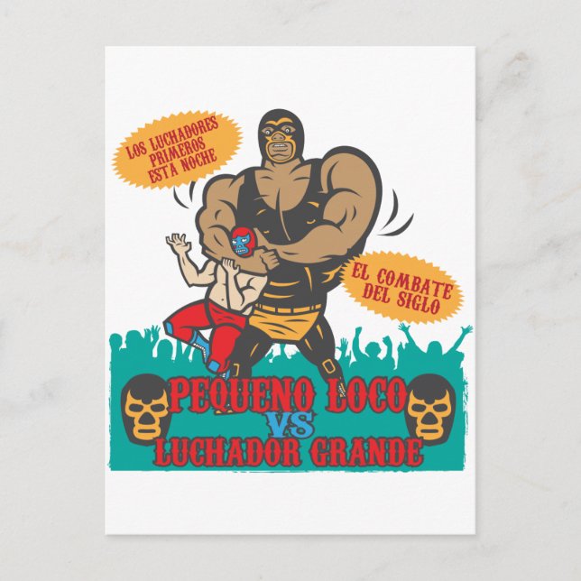 Carte Postale Luchador Noche (Devant)