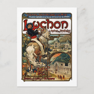 Carte Postale Luchon, Mucha