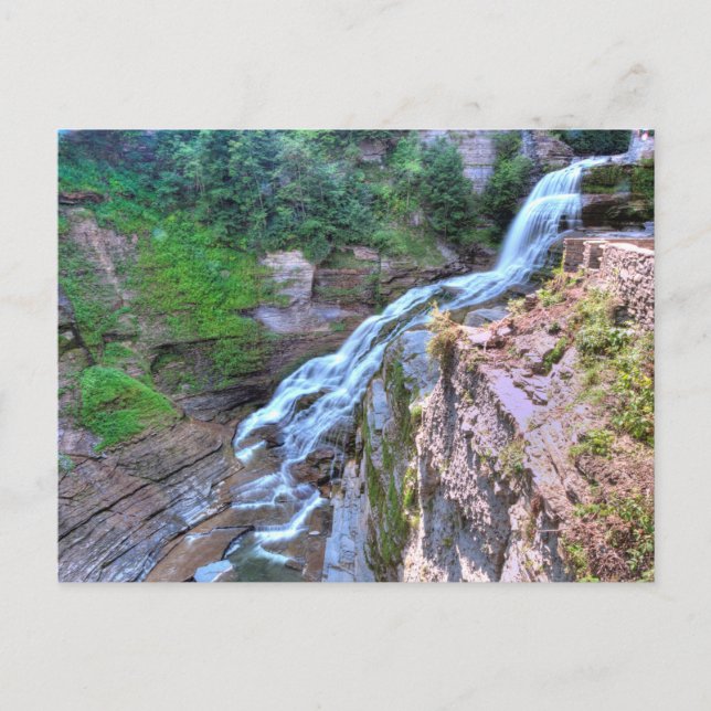 Carte Postale Lucifer Falls, Robert H Treman State Park, NY (Devant)