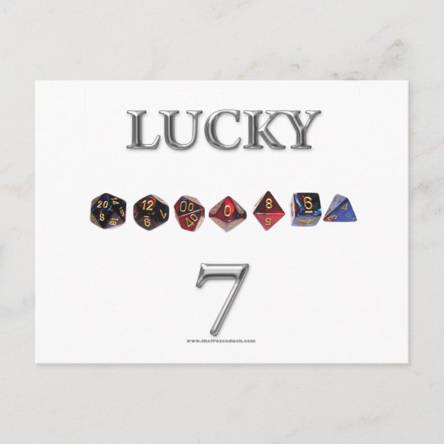 Carte Postale Lucky 7 (Devant)