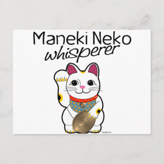Carte Postale Lucky Cat Whisperer