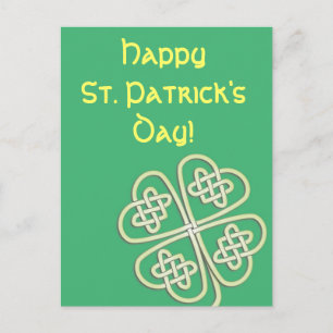 Carte Postale Lucky Celtic St. Patrick's Day Postcard
