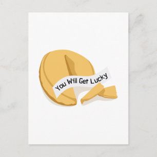 Carte Postale Lucky Fortune Cookie