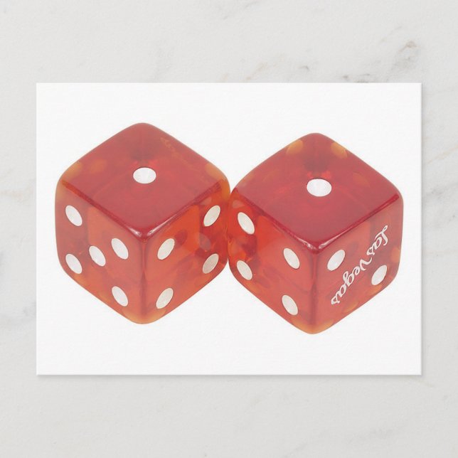 Carte Postale Lucky Mariage Dice (Devant)