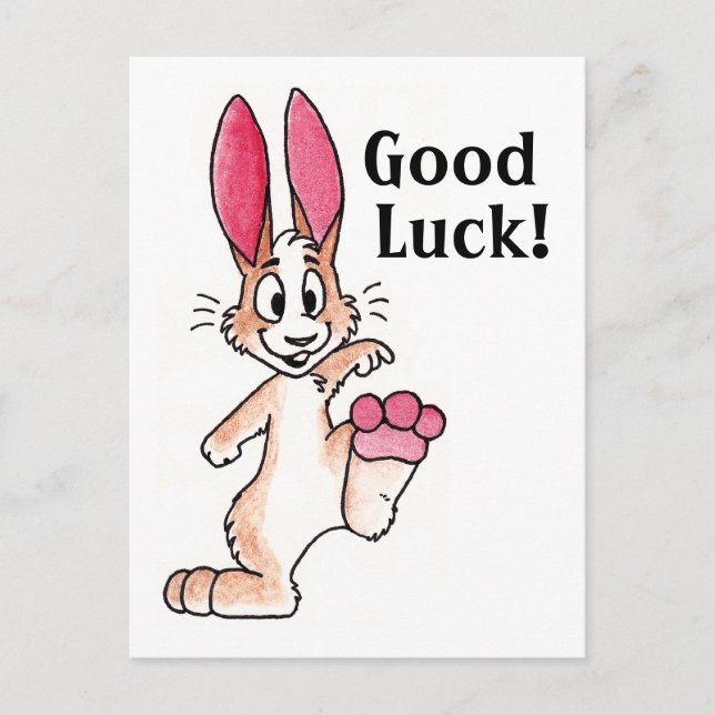 Carte postale Lucky Rabbit (Devant)