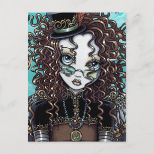 Carte postale "Lucy" Steam Punk Fairy Art