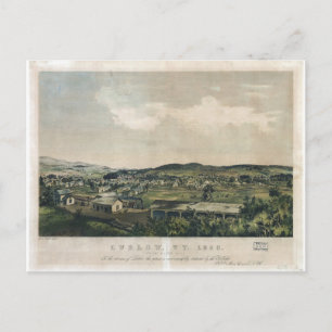 Carte Postale Ludlow Vermont De South Hill (1859)