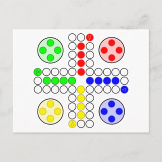 Carte Postale Ludo Classic Board Game