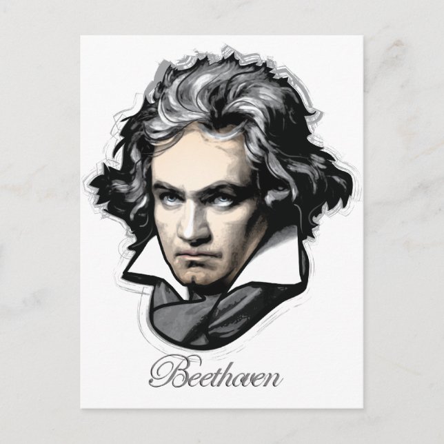 Carte Postale Ludwig van Beethoven (Devant)