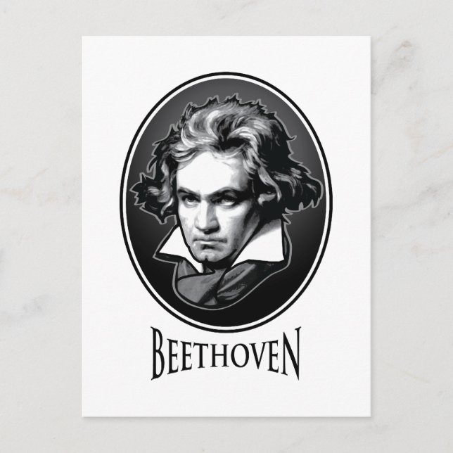 Carte Postale Ludwig van Beethoven (Devant)