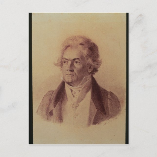Carte Postale Ludwig van Beethoven, 1824 (Devant)