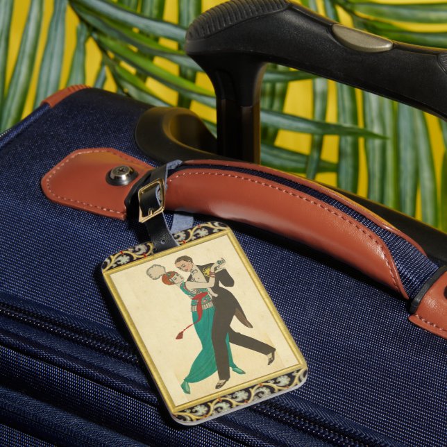 Carte Postale Luggage Tag (Front Insitu 1)