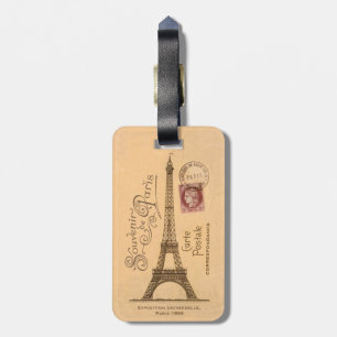 Carte Postale Luggage Tag